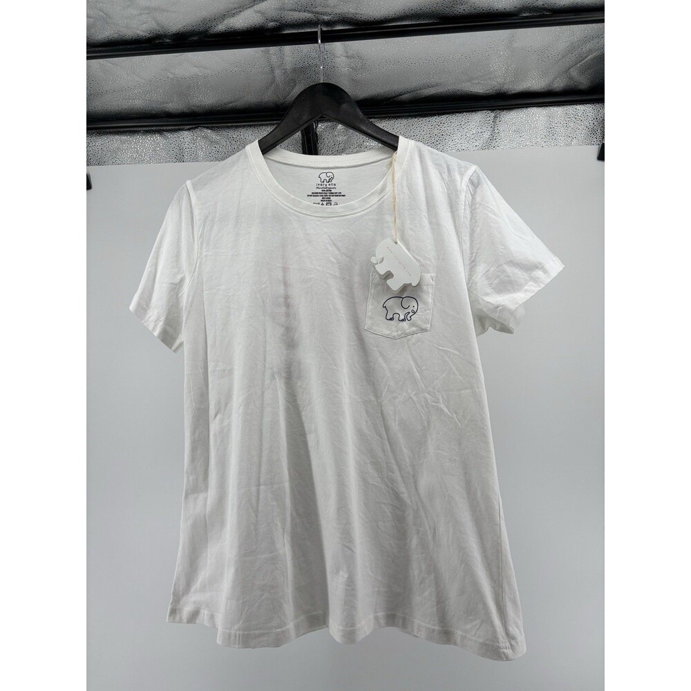 Ivory Ella Premium Organic Cotton Tshirt Size Large NWT